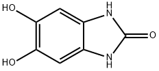 2-Benzimidazolinone,5,6-dihydroxy-(6CI) Struktur