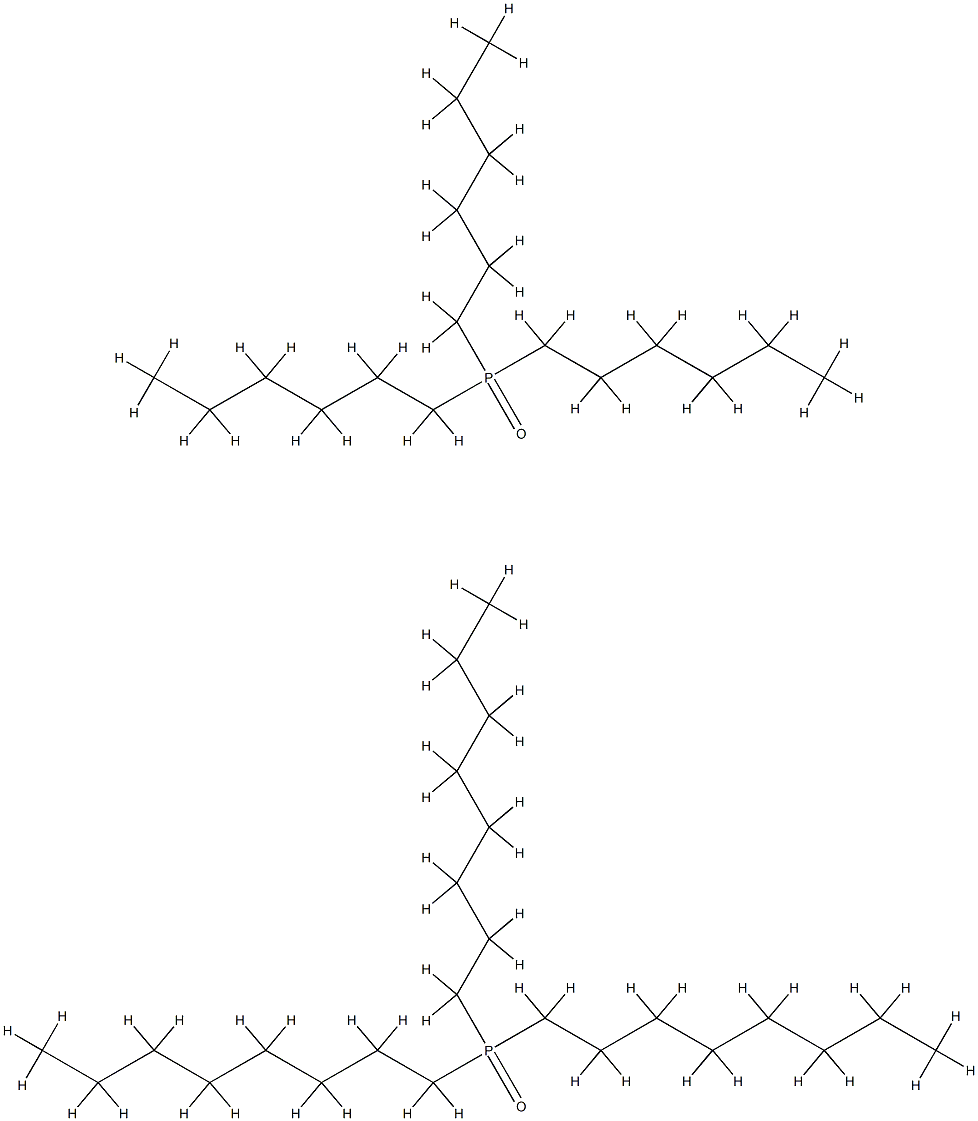 Tri-n-hexylphosphine oxide/tri-n-octylphosphine oxide Struktur