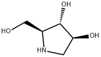 1,4-dideoxy-1,4-iminoarabinitol Struktur