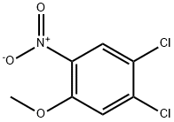 1,2-Dichloro-4-nitro-5-methoxybenzene Struktur