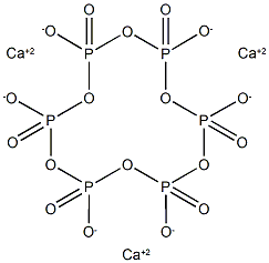 Metaphosphoric acid(H6P6O18), calcium salt (1:) Struktur