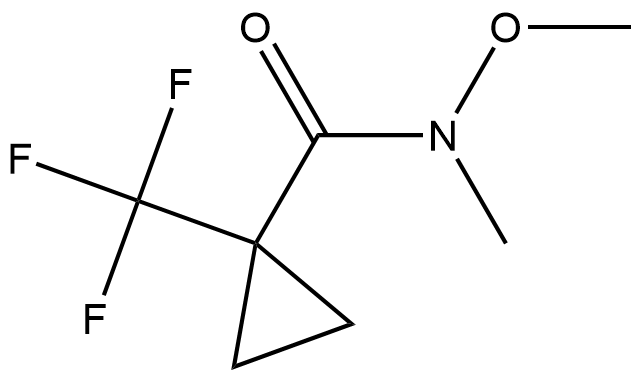 N-METHOXYMETHYL-1-TRIFLUOROMETHYL-CYCLOPROPANECARBOXYLIC ACID AMIDE Struktur