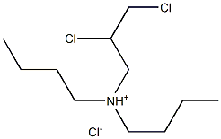 1-Butanamine,N-butyl-N-(2,3-dichloropropyl)-, hydrochloride (1:1) Struktur