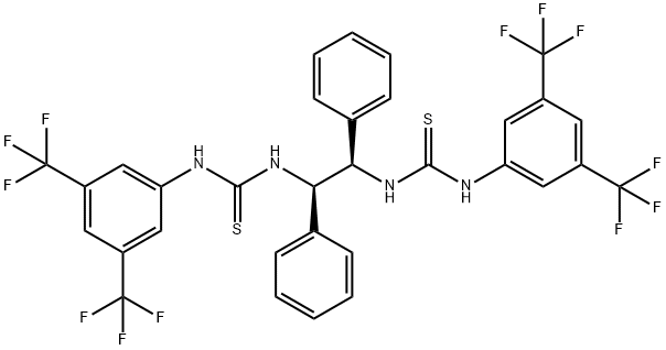 N,N''-[(1R,2R)-1,2-diphenyl-1,2-ethanediyl]bis[N'-[3,5-bis(trifluoroMethyl)phenyl]-Thiourea Struktur