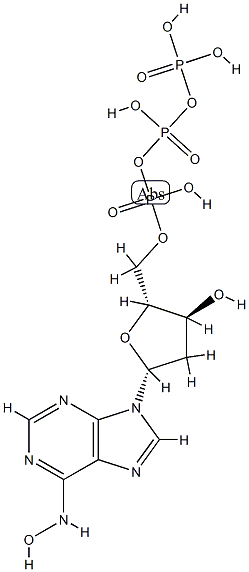 6-N-hydroxylaminopurine deoxynucleoside triphosphate Struktur