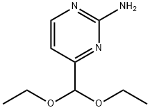 4-(diethoxyMethyl)pyriMidin-2-aMine Struktur