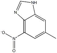 Benzimidazole,6-methyl-4-nitro-(6CI) Struktur