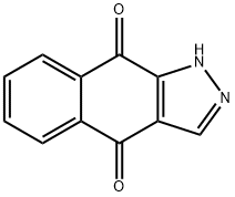 1H-Benz[f]indazole-4,9-dione Struktur