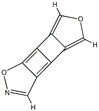 Furo[3,4:3,4]cyclobuta[1,2:3,4]cyclobut[1,2-d]isoxazole (9CI) Struktur