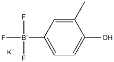 POTASSIUM 4-HYDROXY-3-METHYLPHENYLTRIFLUOROBORATE Struktur