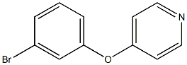 4-(3-bromophenoxy)pyridine Struktur