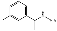 (1-(3-fluorophenyl)ethyl)hydrazine Struktur