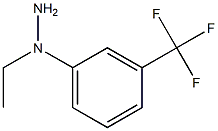 1-(1-[3-(trifluoromethyl)phenyl]ethyl)hydrazine Struktur