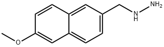 1-[(6-methoxynaphthalen-2-yl)methyl]hydrazine Struktur