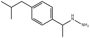 (1-(4-isobutylphenyl)ethyl)hydrazine Struktur