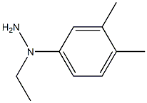 1-(1-(3,4-dimethylphenyl)ethyl)hydrazine Struktur