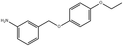 3-(4-ethoxyphenoxymethyl)aniline Struktur