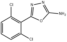 5-(2,6-dichlorophenyl)-1,3,4-oxadiazol-2-amine Struktur