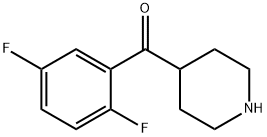 (2,5-Difluorophenyl)-(4-piperidyl)methanone Struktur