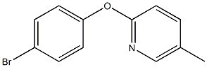 2-(4-bromophenoxy)-5-methylpyridine Struktur