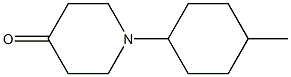 1-(4-methylcyclohexyl)piperidin-4-one Struktur