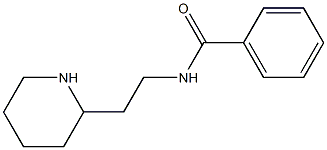 N-(2-piperidin-2-ylethyl)benzamide Struktur