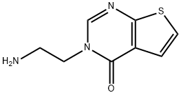 3-(2-aminoethyl)thieno[2,3-d]pyrimidin-4(3H)-one Struktur