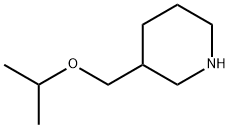 3-(isopropoxymethyl)piperidine Struktur