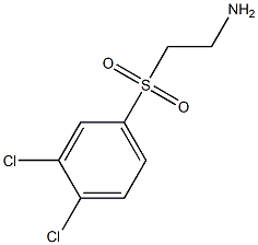 ETHANAMINE,2-[(3,4-DICHLOROPHENYL)SULFONYL]- Struktur