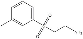 ETHANAMINE,2-[(3-METHYLPHENYL)SULFONYL]- Struktur