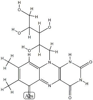 6-mercaptoriboflavin Struktur