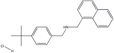 N-[[4-叔丁基苯基]甲基]-1-萘甲胺鹽酸鹽, 101828-08-4, 結(jié)構(gòu)式