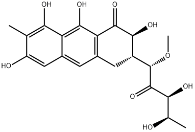 chromomycinone Struktur