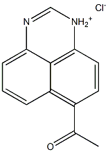 Ethanone,1-(1H-perimidin-7-yl)-, hydrochloride (1:1) Struktur