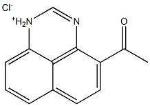 Ethanone,1-(1H-perimidin-9-yl)-, hydrochloride (1:1) Struktur