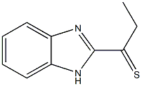 1-Propanethione,1-(2-benzimidazolyl)-(6CI) Struktur