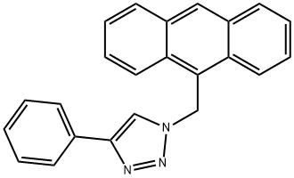 1-(9-ANTHRACENYLMETHYL)-4-PHENYL-1H-[1,2,3]TRIAZOLE Struktur