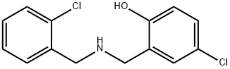 4-chloro-2-({[(2-chlorophenyl)methyl]amino}methyl)phenol Struktur