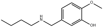 5-[(butylamino)methyl]-2-methoxyphenol Struktur