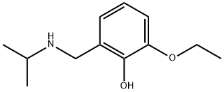 2-ethoxy-6-[(propan-2-ylamino)methyl]phenol Struktur