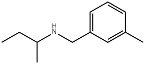 butan-2-yl[(3-methylphenyl)methyl]amine Struktur