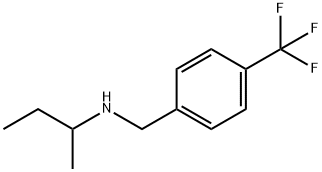 butan-2-yl({[4-(trifluoromethyl)phenyl]methyl})amine Struktur