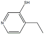 3-Pyridinethiol,4-ethyl-(6CI) Struktur