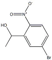 1-(5-Bromo-2-nitro-phenyl)-ethanol Struktur