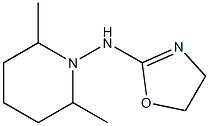 2,6-Dimethyl-1-(2-oxazolin-2-ylamino)piperidine Struktur