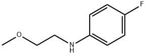 4-fluoro-N-(2-methoxyethyl)aniline Struktur