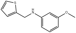 3-methoxy-N-(thiophen-2-ylmethyl)aniline Struktur