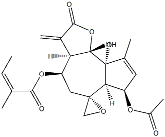 Euparotin acetate Struktur