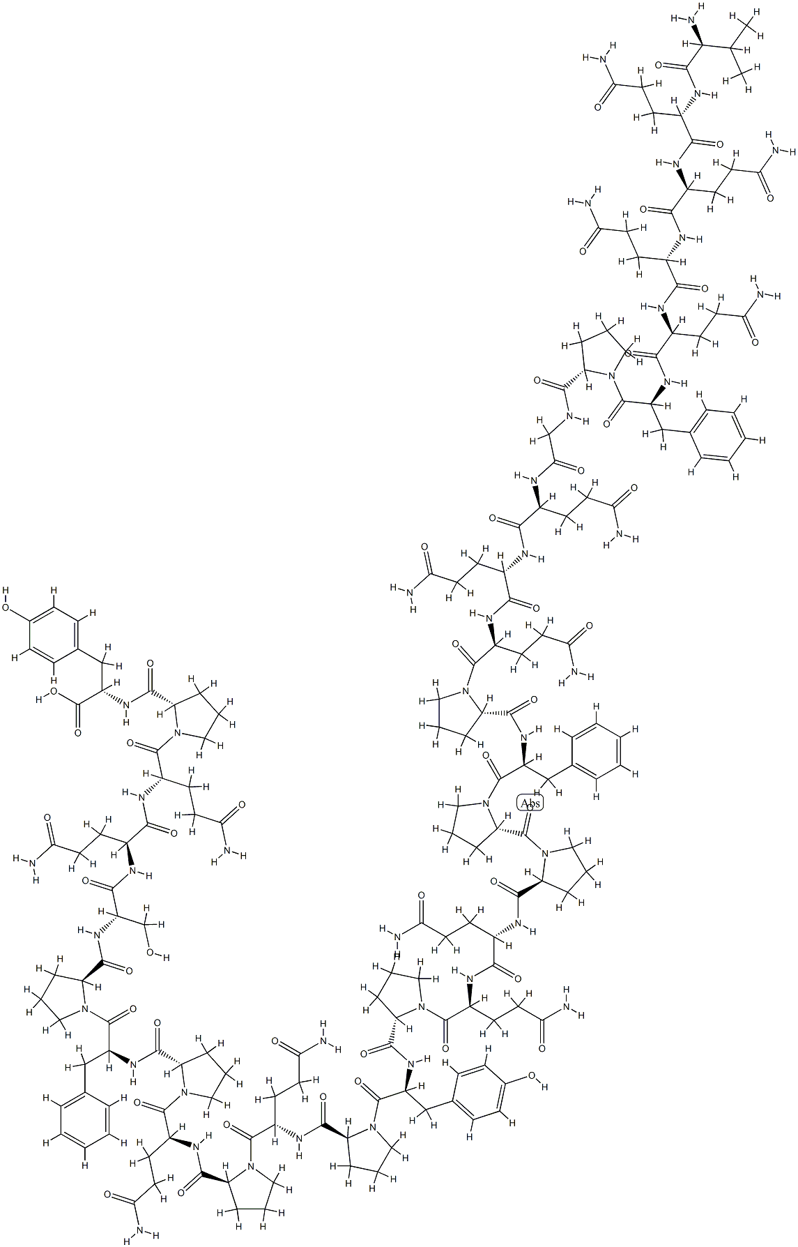 gliadin peptide CT-2 Struktur