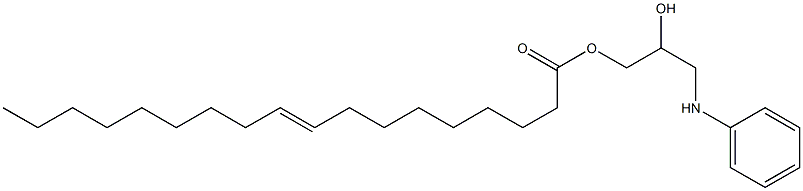 3-(N-phenylamino)-1,2-propanediol 1-oleoyl ester Struktur